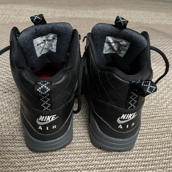 Nike Women’s Air Max 1 Mid Sneakerboot Sz 6 (Reflective) In Black Crimson Menta - Picture 11 of 15